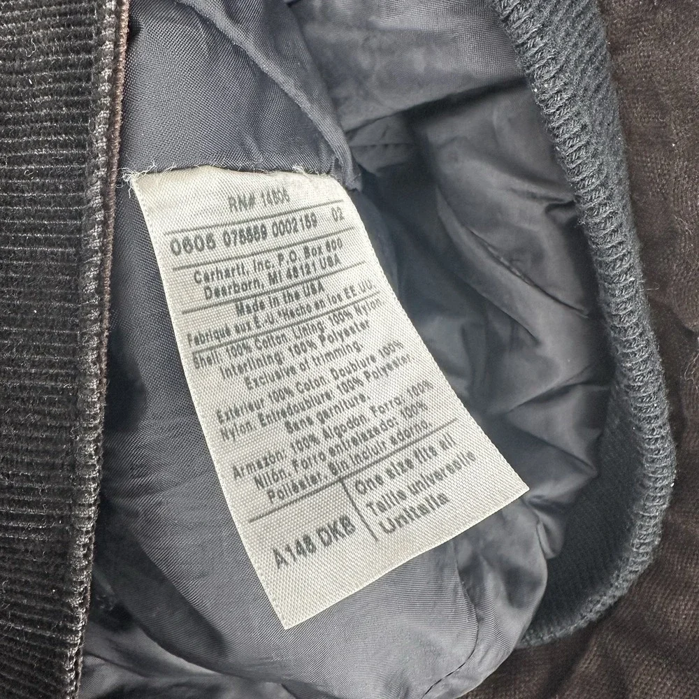 Mens XL TALL XLT Carhartt C26 DKB Chore Coat Jacket w/ Detachable Hood A148 DKB